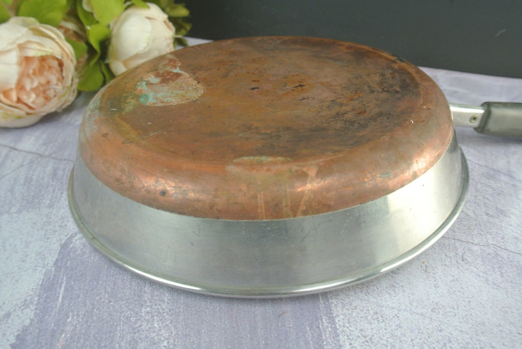 REVERE WARE 10 Inch Copper Clad Bottom Stainless Steel Frying Pan B