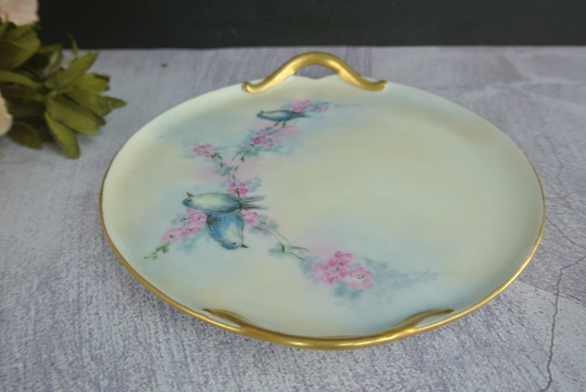 Vintage RS Reinhold Schlegelmilch Germany Small Handpainted Decorative Plate