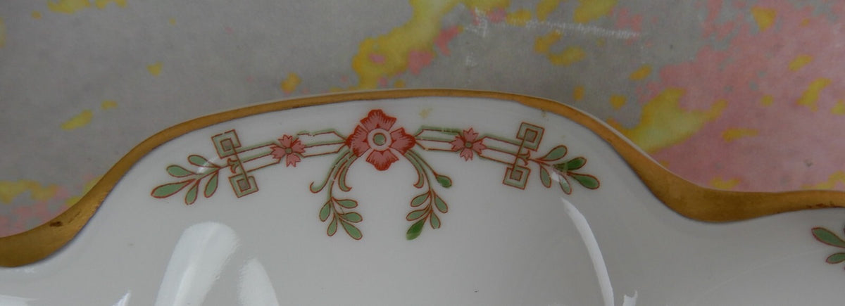 Vintage Haviland Limoges Schleiger 580 Pattern Scalloped Edge