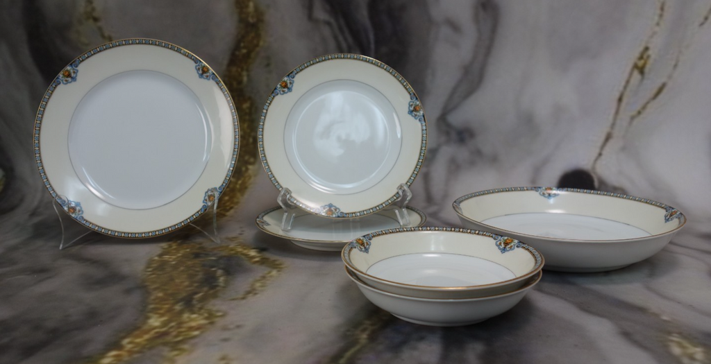 Vintage 6 Pc Noritake Morimura Japan Shirley Pattern Replacement Pieces
