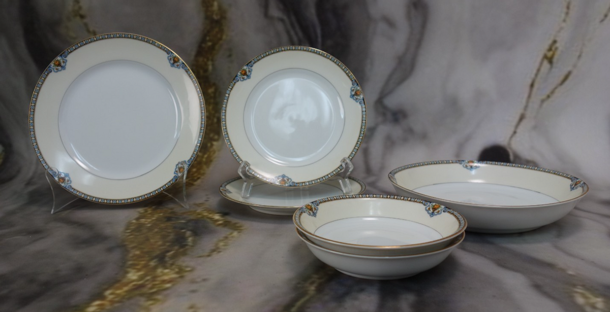 Vintage 6 Pc Noritake Morimura Japan Shirley Pattern Replacement Pieces