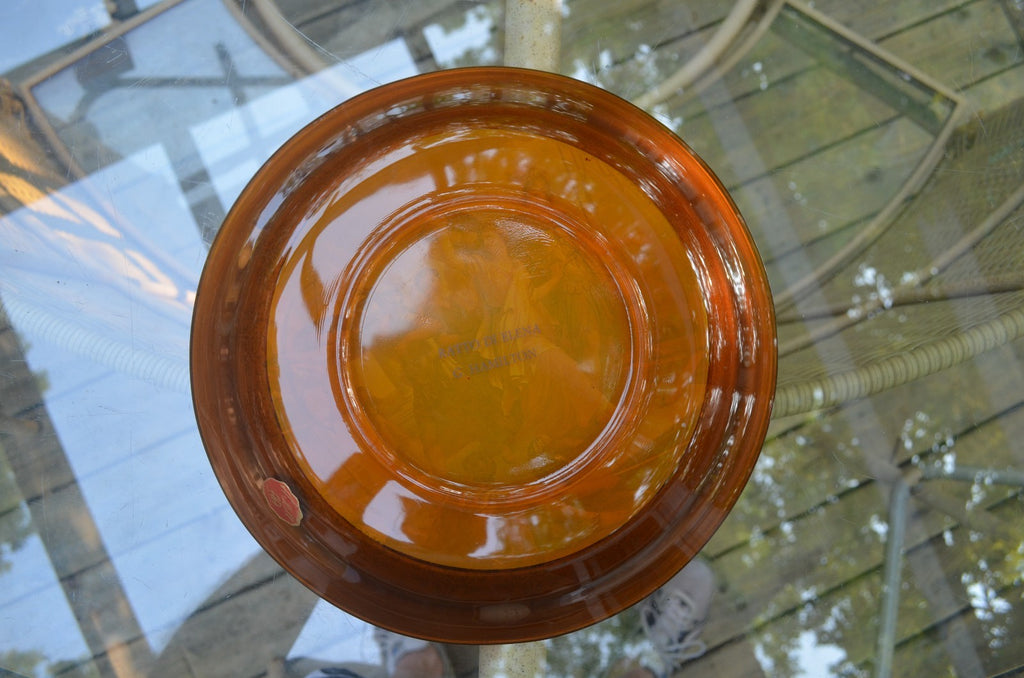 Ratto Di Elena G. Hamilton Ardalt Made In Italy Glass Collectible Bowl