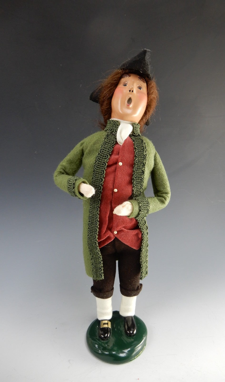 Byers Choice Caroler 1999 Carolers Colonian Man Signed  13-1/2"