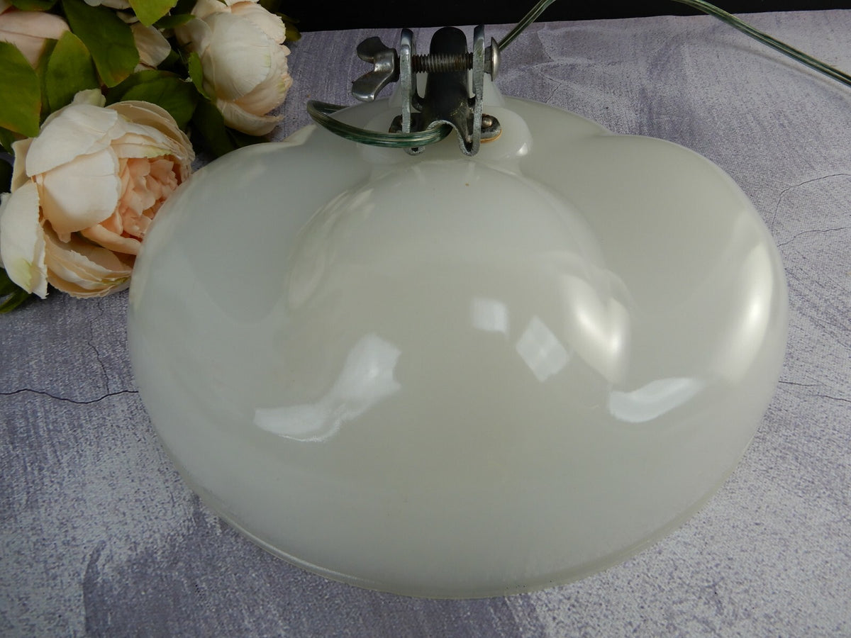 Vintage/Antique Milk glass Backlit Mirror