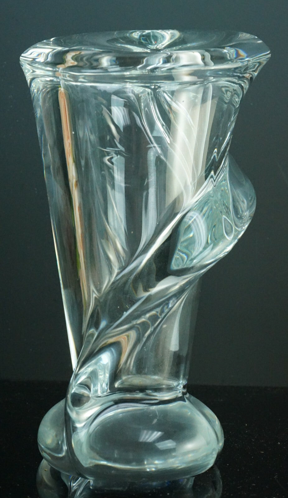 Mid-century Modern Vannes France Art Glass Vase