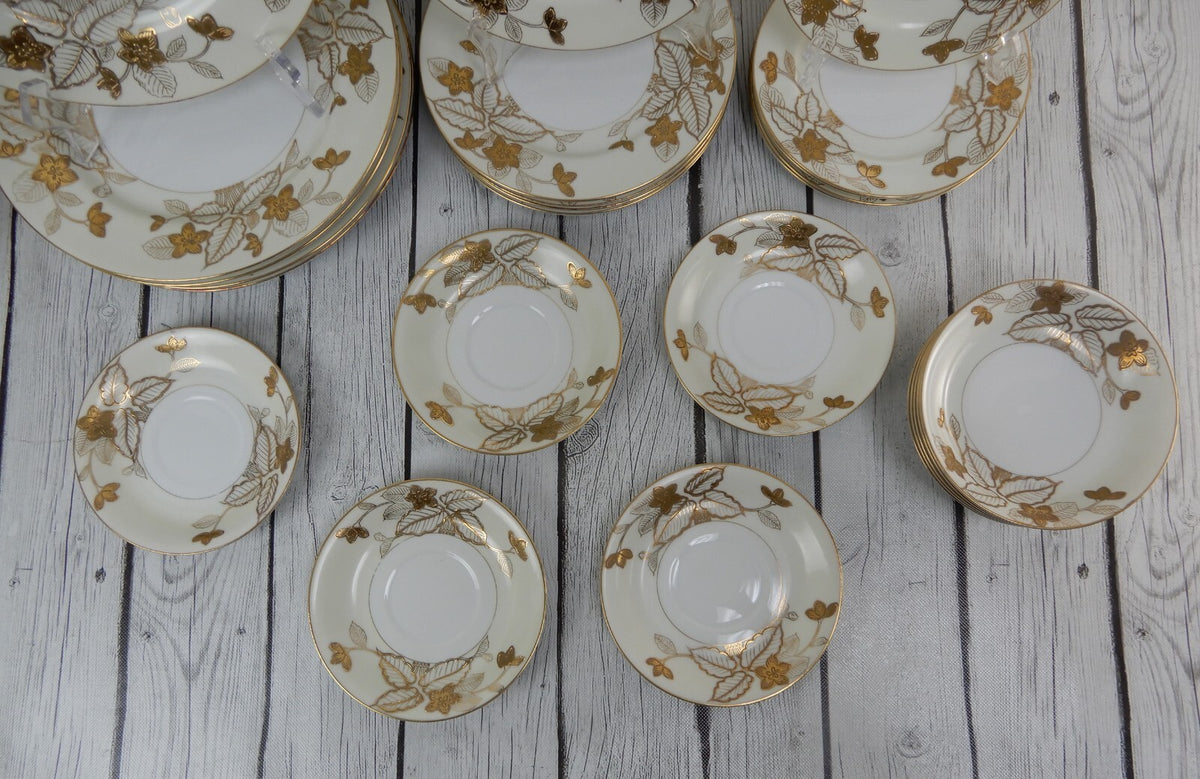 Vtg Anniversary Craftsman China Japan 30 Pc 6-Piece 5 Place Setting #178 Pattern