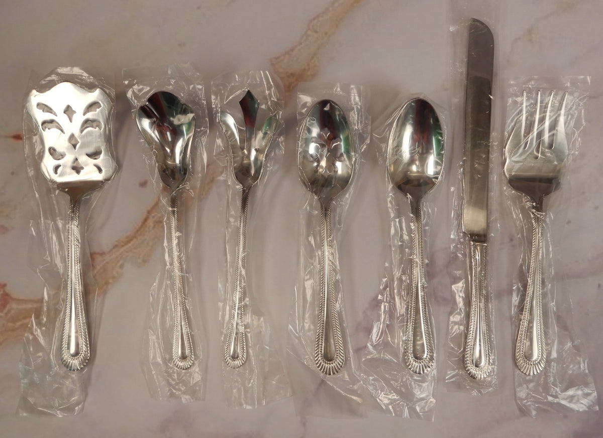 RSVP 18/10 Stainless Flatware Aldridge Wimberly 7 Service Pieces