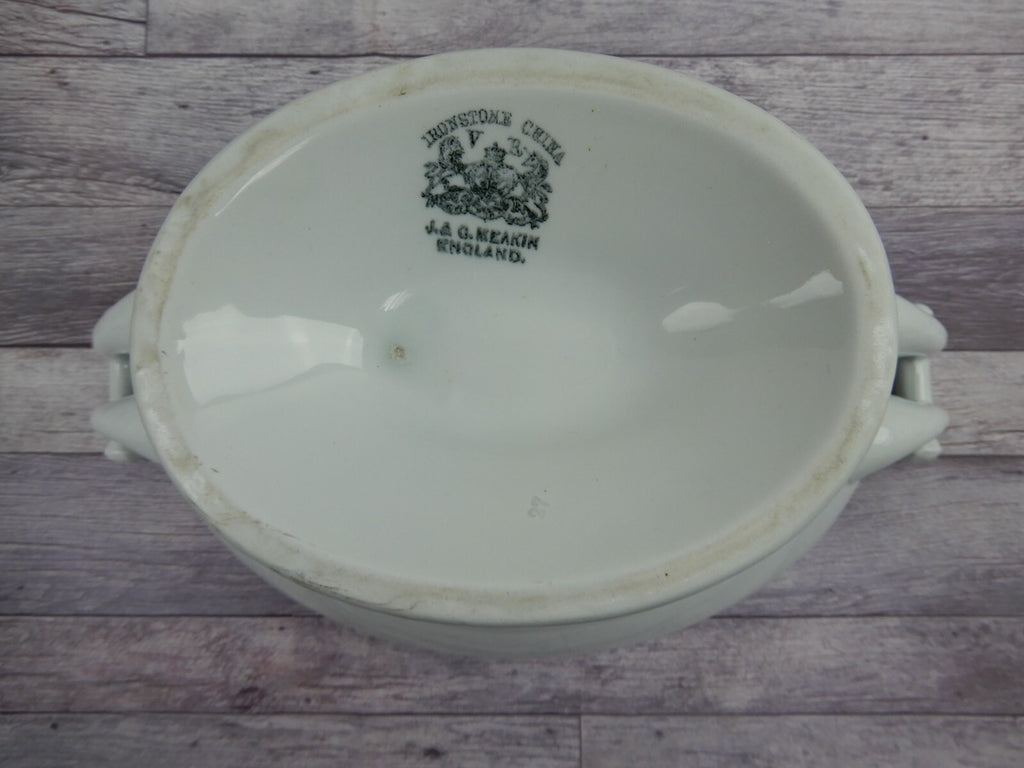 J. & G. Meakin Genuine Ironstone White Serving Bowl NO LID Made in England