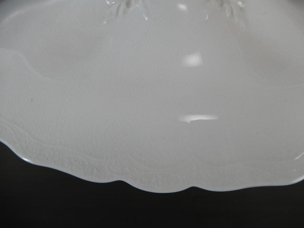 Antique Johnson Brothers White Ironstone Tureen Tariff mark 1913-1930
