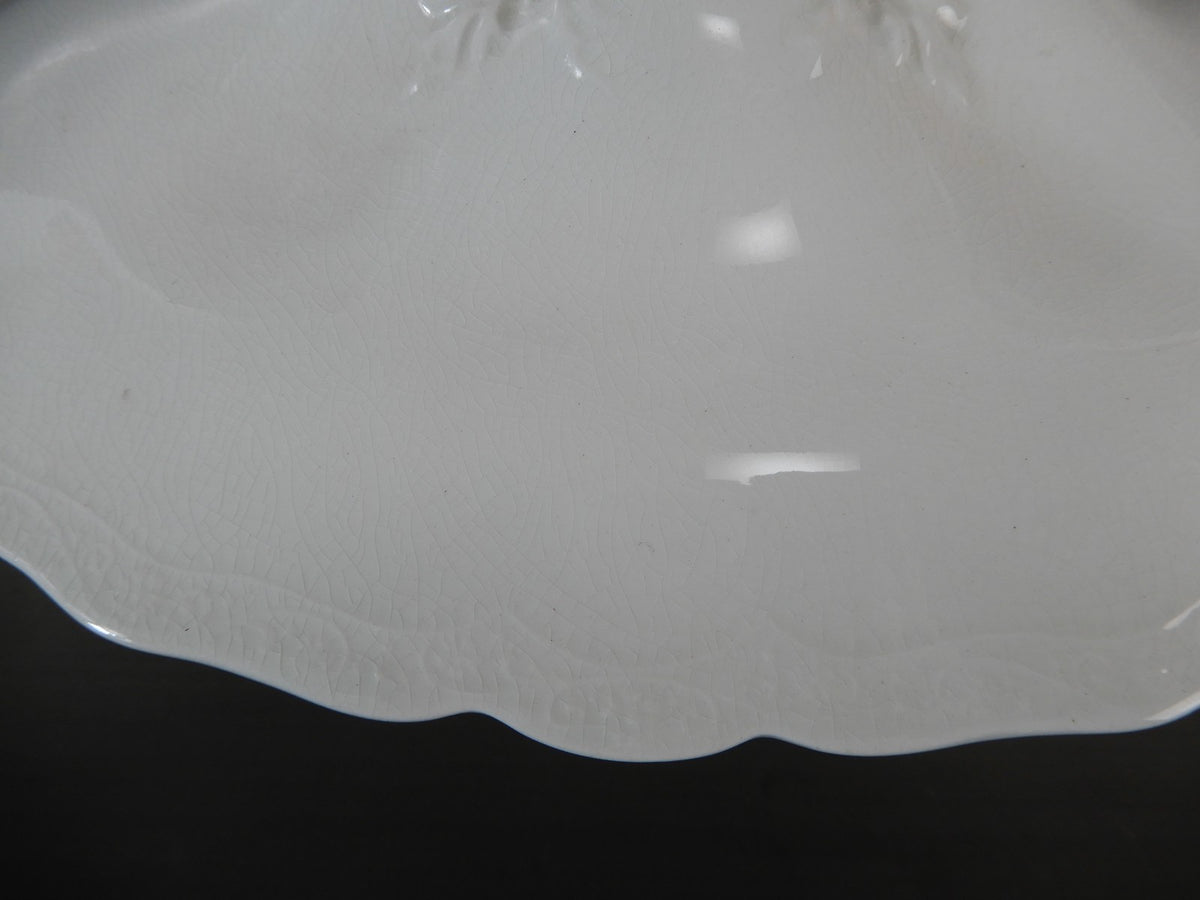 Antique Johnson Brothers White Ironstone Tureen Tariff mark 1913-1930