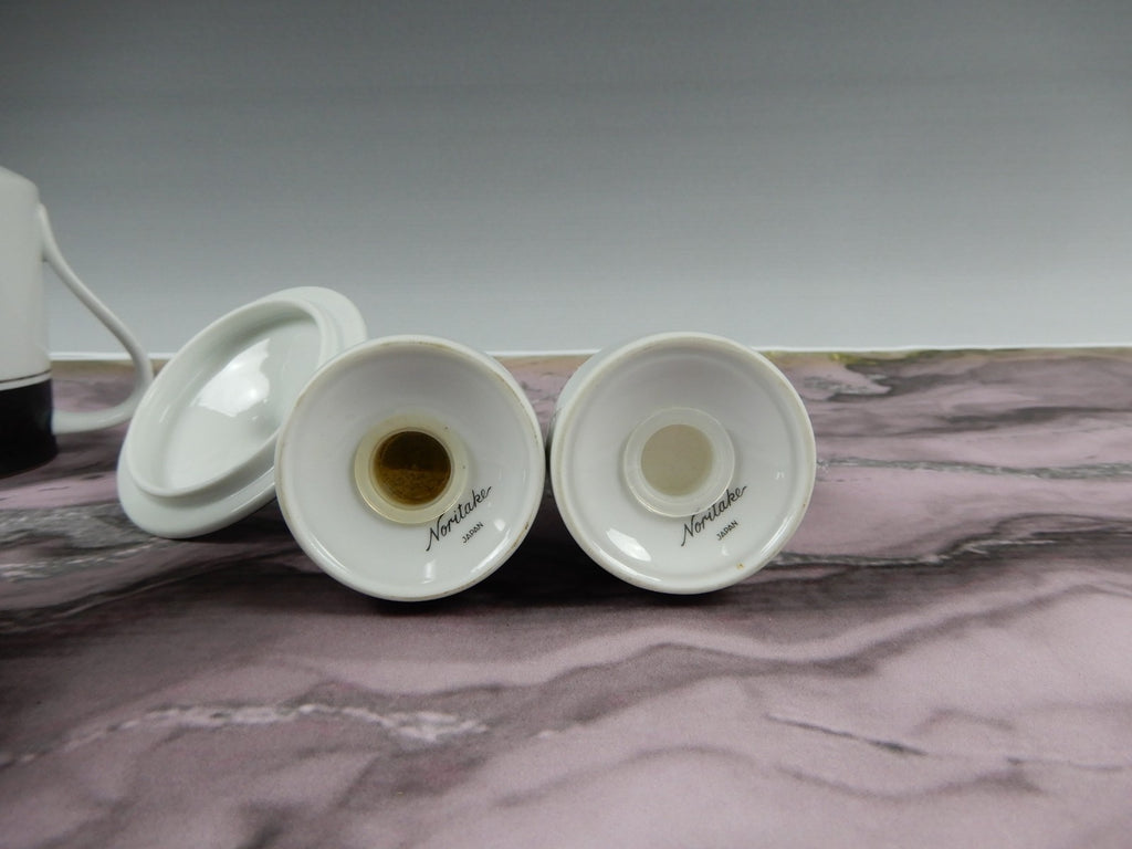 Vintage Set of Noritake "Mirano" 6878-Creamer,Sugar Bowl, Salt & Pepper Shaker