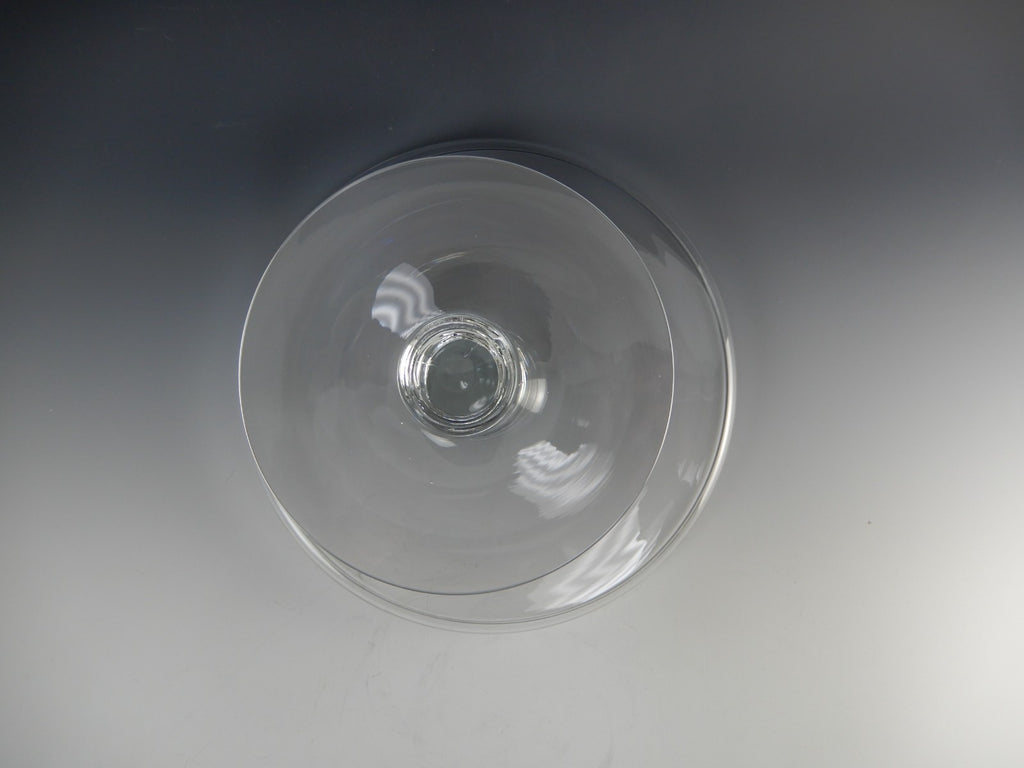 Vintage Clear Glass Cake/Dessert Stand 8" High X  12" Diameter