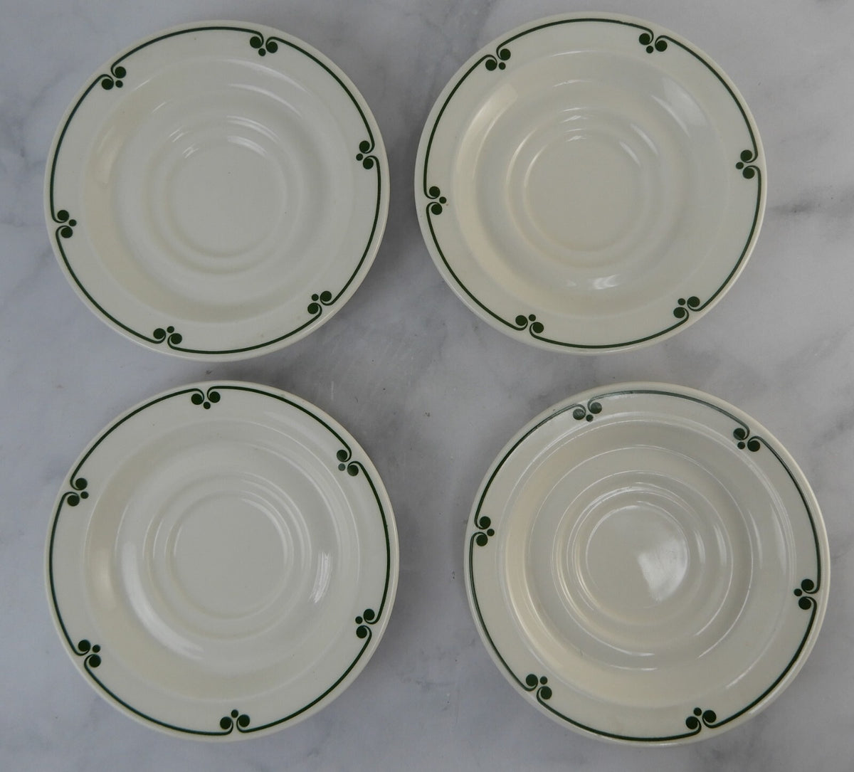 Vintage Shenango China Ware New Castle, Pa Set of 4 Cups,4 Saucers,4 Plates