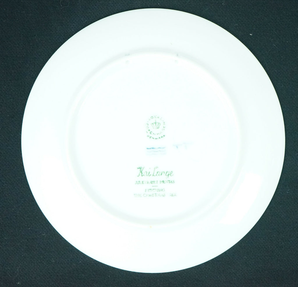 Royal Copenhagen Denmark Annual Christmas Plate 1964-67 Kai Lange The Royal Oak
