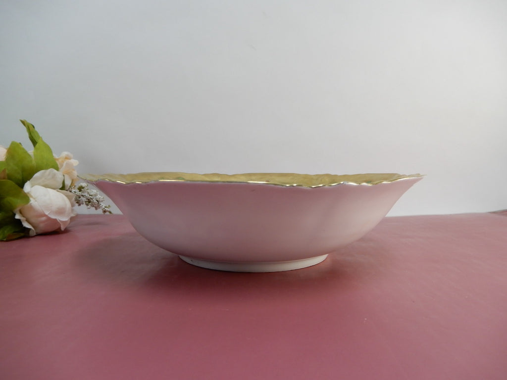 Leuchtenburg C.A.L &S Germany Porcelain with Roses Decorative 10-1/4" Bowl