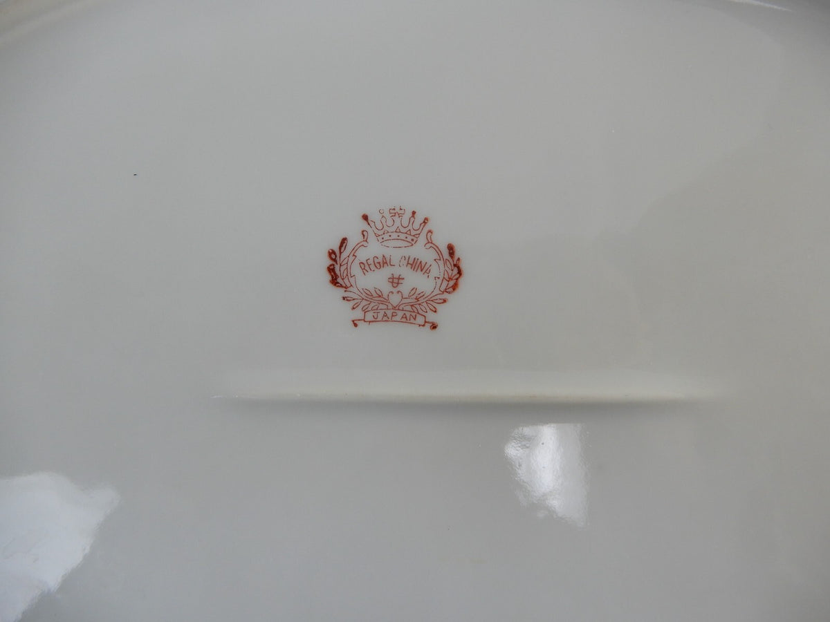 Vintage Regal China  Japan Set of 16-1/4" Platter and 12" Platter