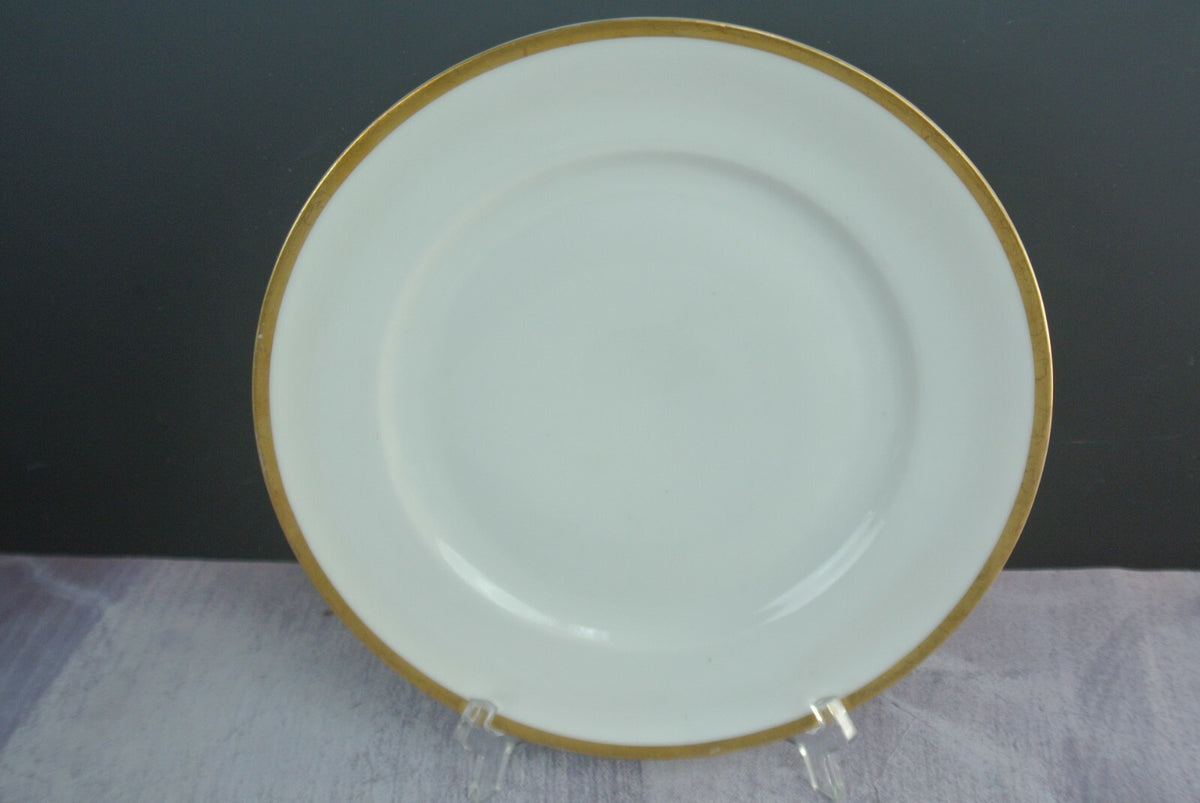 Vintage O&EG Royal Austria Meridian Gold Trim Luncheon Plates Set Of 5