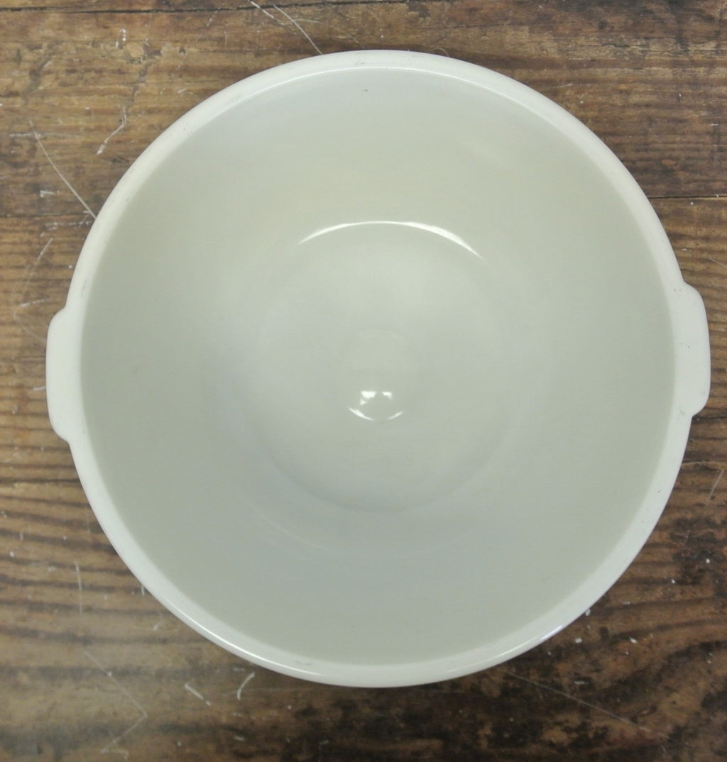 Vintage White Milk Glass Large Mixer Bowl