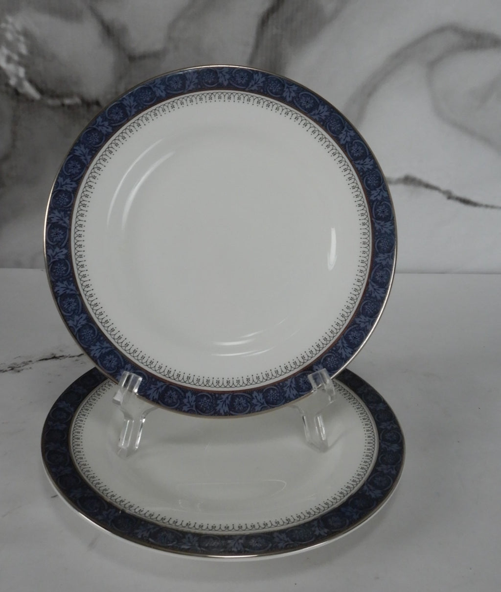 Vintage Royal Doulton Sherbrooke H. 5009 Pattern~Set of 4 B/B~ 6-1/2" Plates
