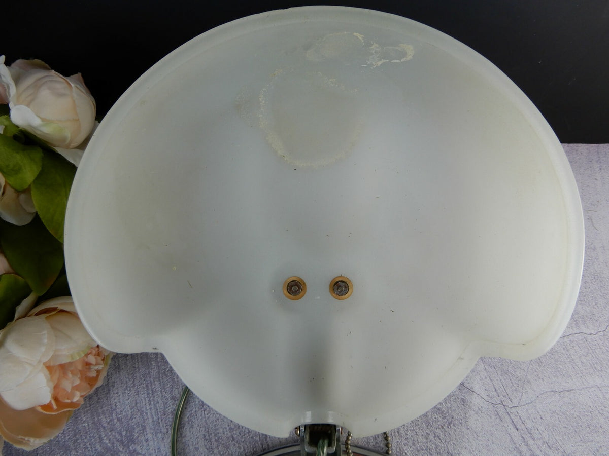 Vintage/Antique Milk glass Backlit Mirror