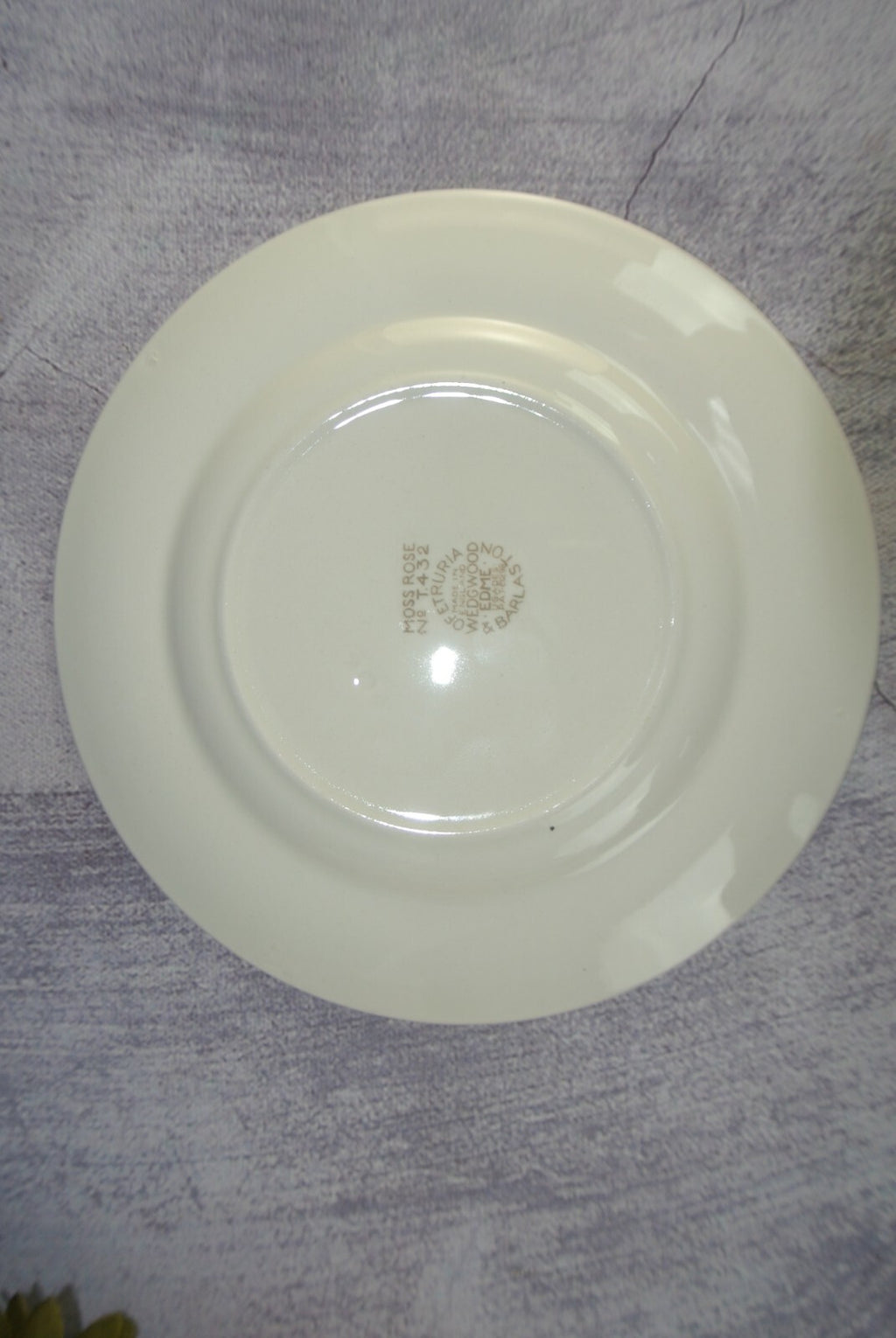 Vintage Wedgewood & Barlaston of Etruria "Moss Rose" B/B Plate Set Of 4
