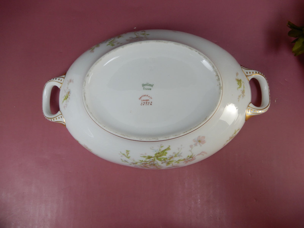 Theodore Haviland Limoges Schleiger 79~ Lidded Oval Serving Bowl