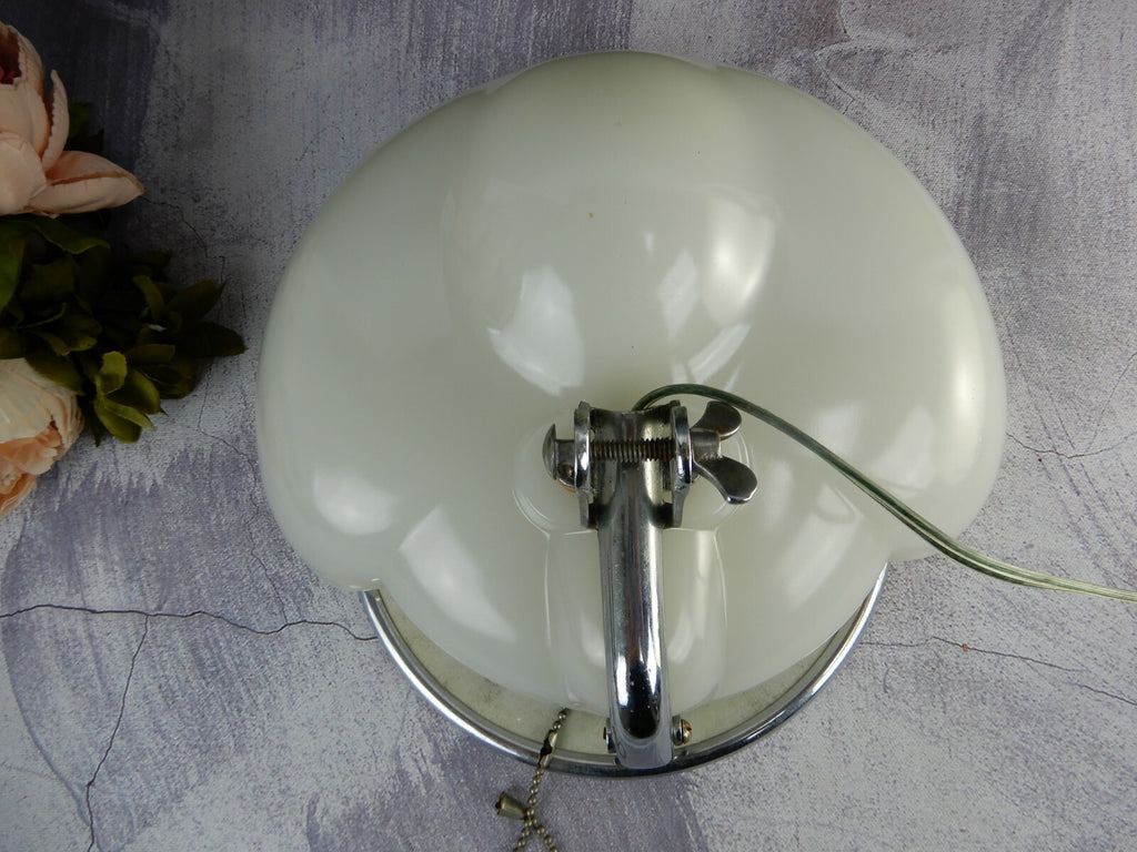 Vintage/Antique Milk glass Backlit Mirror