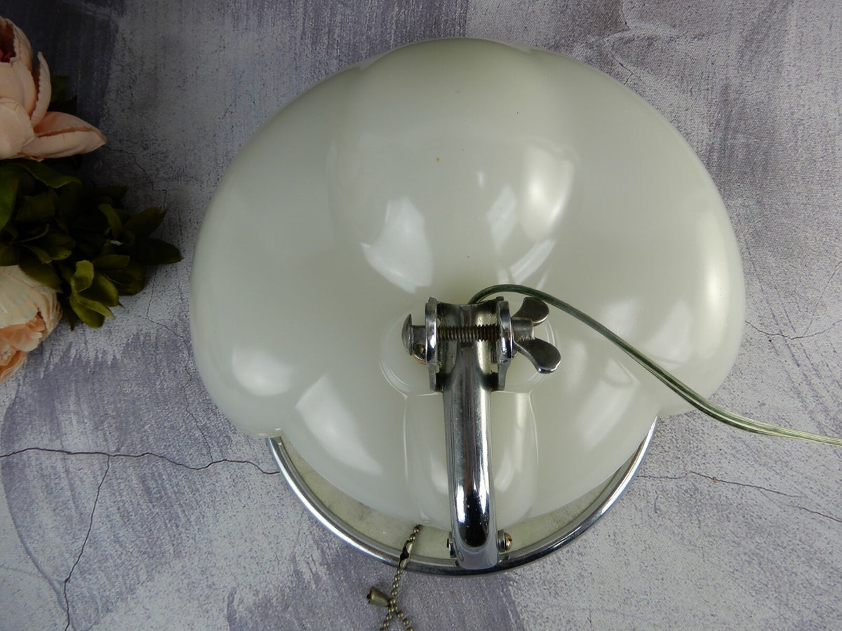 Vintage/Antique Milk glass Backlit Mirror