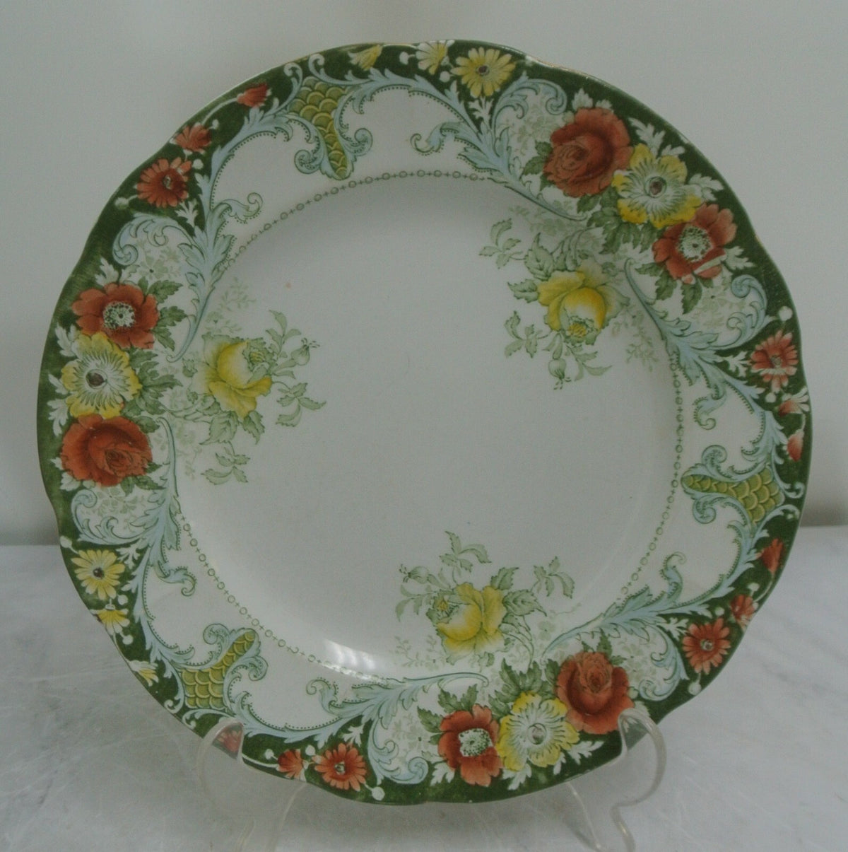 Set of 3 Antique Belmont J.H.W & Sons England Dinner Plates 'B'