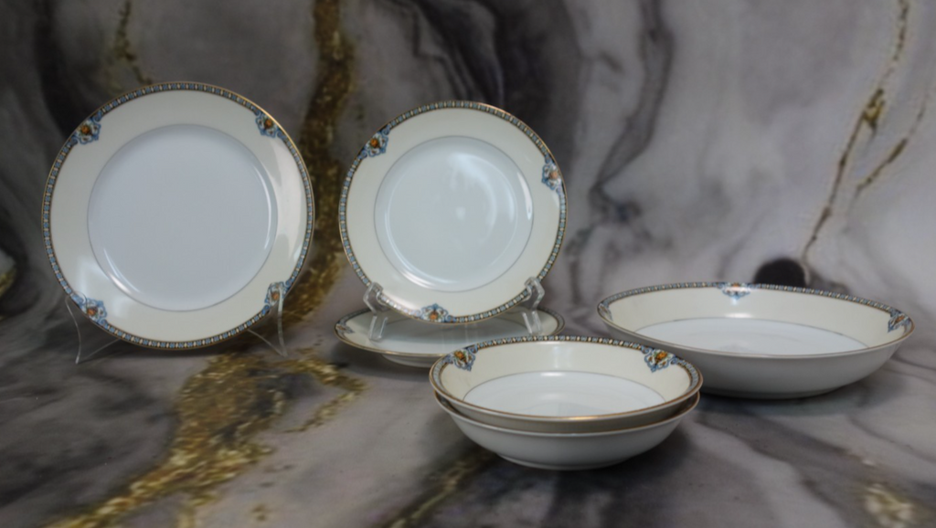 Vintage 6 Pc Noritake Morimura Japan Shirley Pattern Replacement Pieces