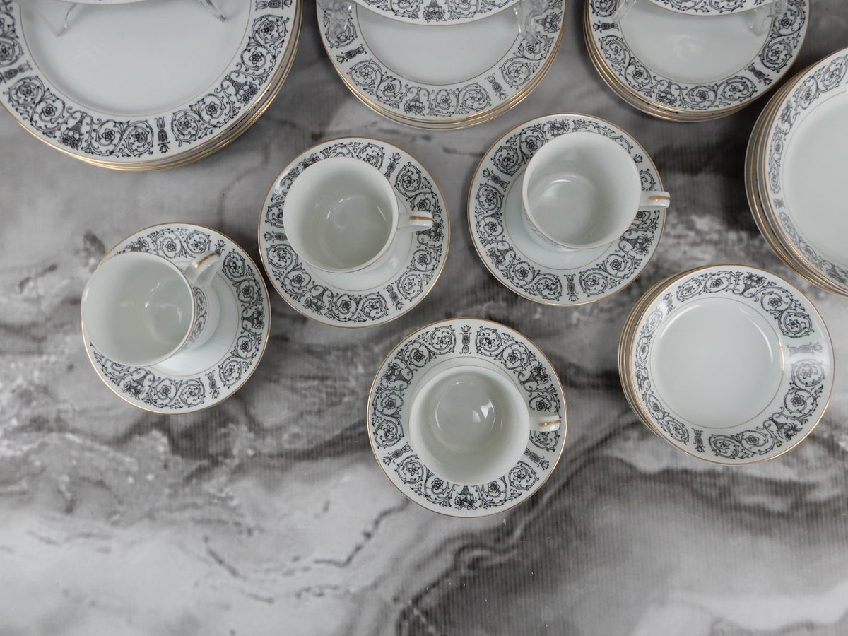 28 Pieces 7-Piece 4 Place Setting Coventry Fine China Japan "Laurent" Pattern