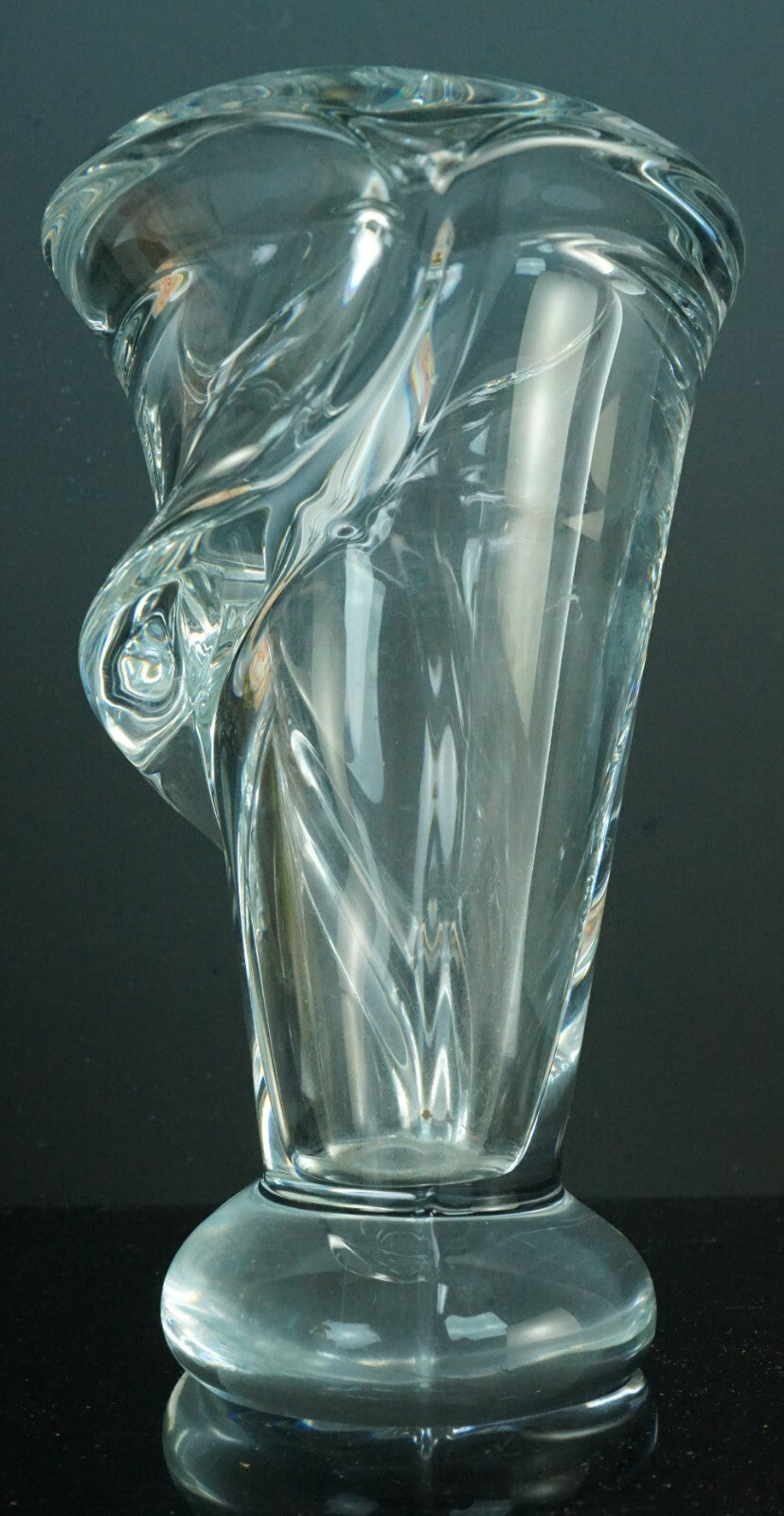 Mid-century Modern Vannes France Art Glass Vase