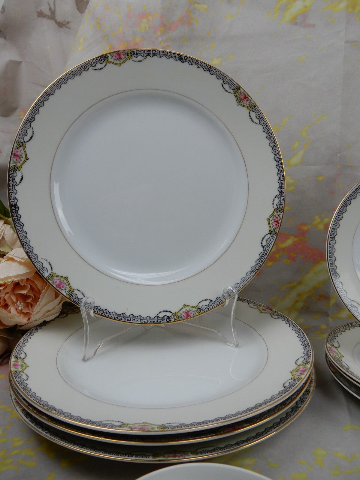 Vintage 24 Piece  Noritake "DEERLODGE" China~ 4 Place Setting