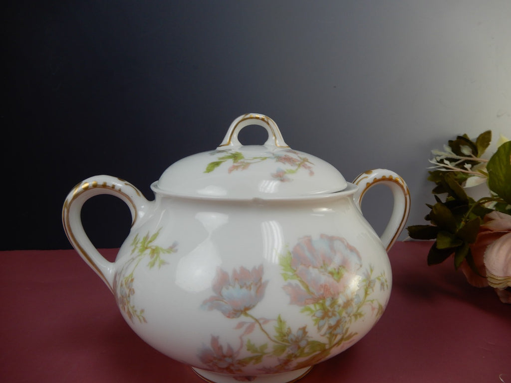 Vintage Haviland Limoges Schleiger 79,Gravy Boat,Sugar Bowl & Creamer