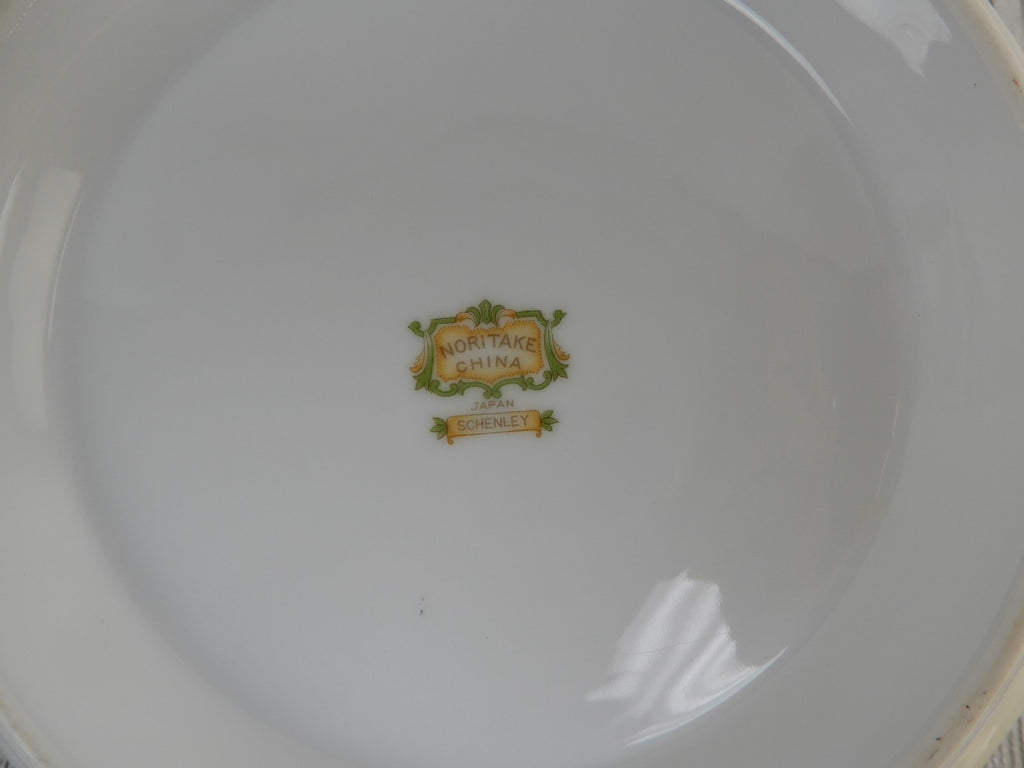 Vintage Noritake China "Schenley " Lidded Serving Bowl,Gravy Boat,Sugar Bowl