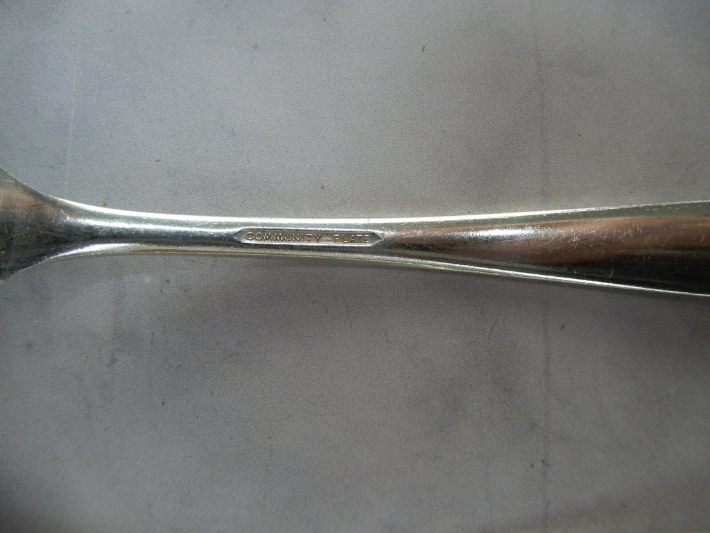 4Pc. "Bird Of Paradise" Onieda Community Serving Spoons 8-3/8" Silverplate