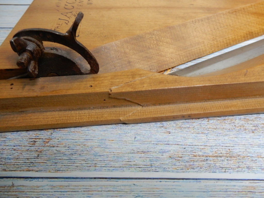 Antique Jacobs Bros. Meat Slicer w/ Stand Home Decor