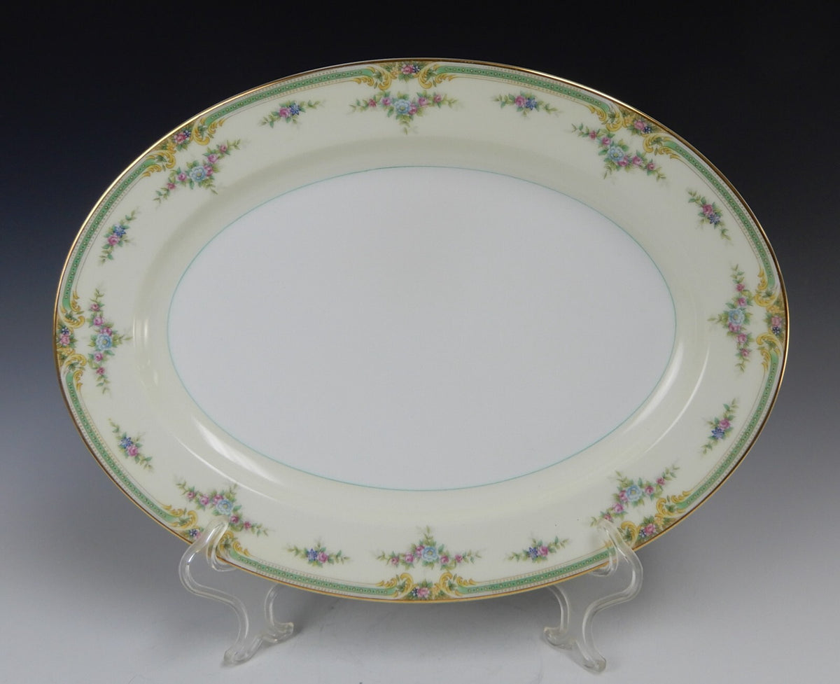 Vintage Noritake Floral Bouquet "Plaza" 16-1/4" Serving Platter