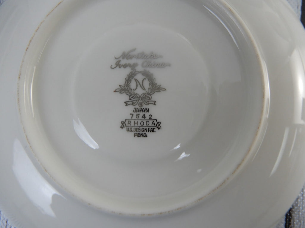 19 Pieces of Noritake Ivory China "7542 Rhoda Rose"