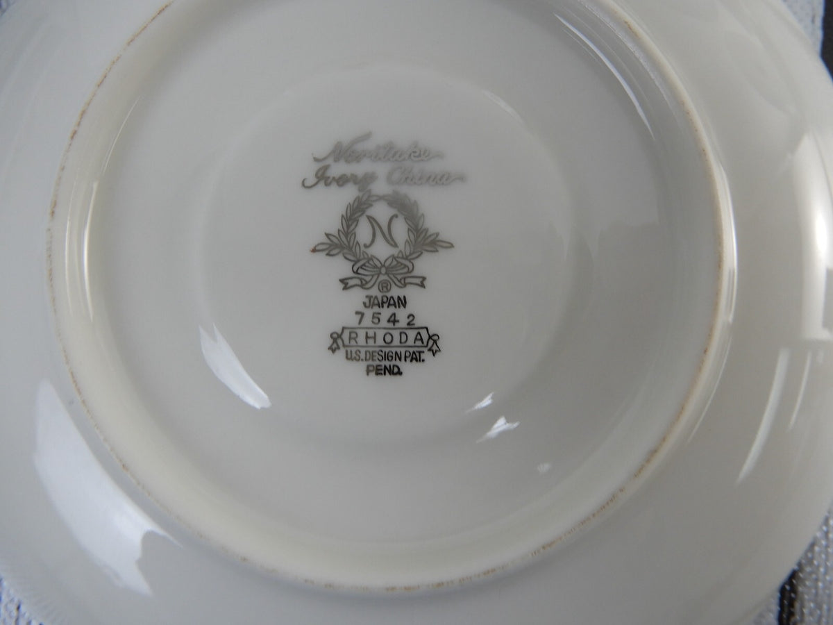 19 Pieces of Noritake Ivory China "7542 Rhoda Rose"