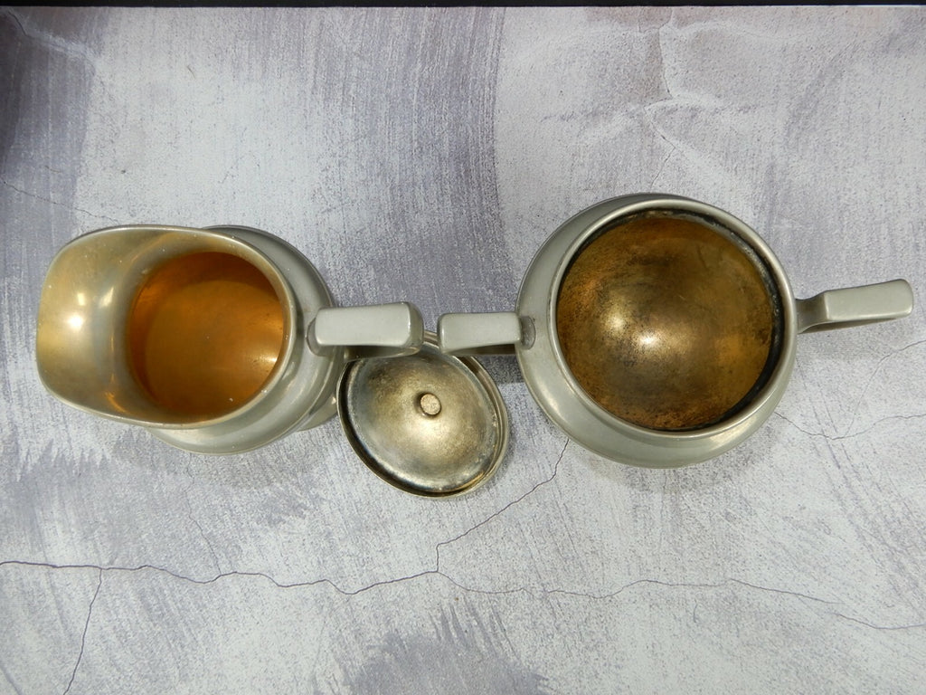 Universal Landers Frary & Clark 4 Piece Coffee Pot Set With Tray And Cream/Sugar
