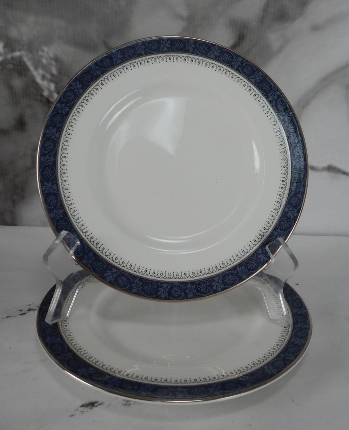 Vintage Royal Doulton Sherbrooke H. 5009 Pattern~Set of 4 Salad 8" Plates