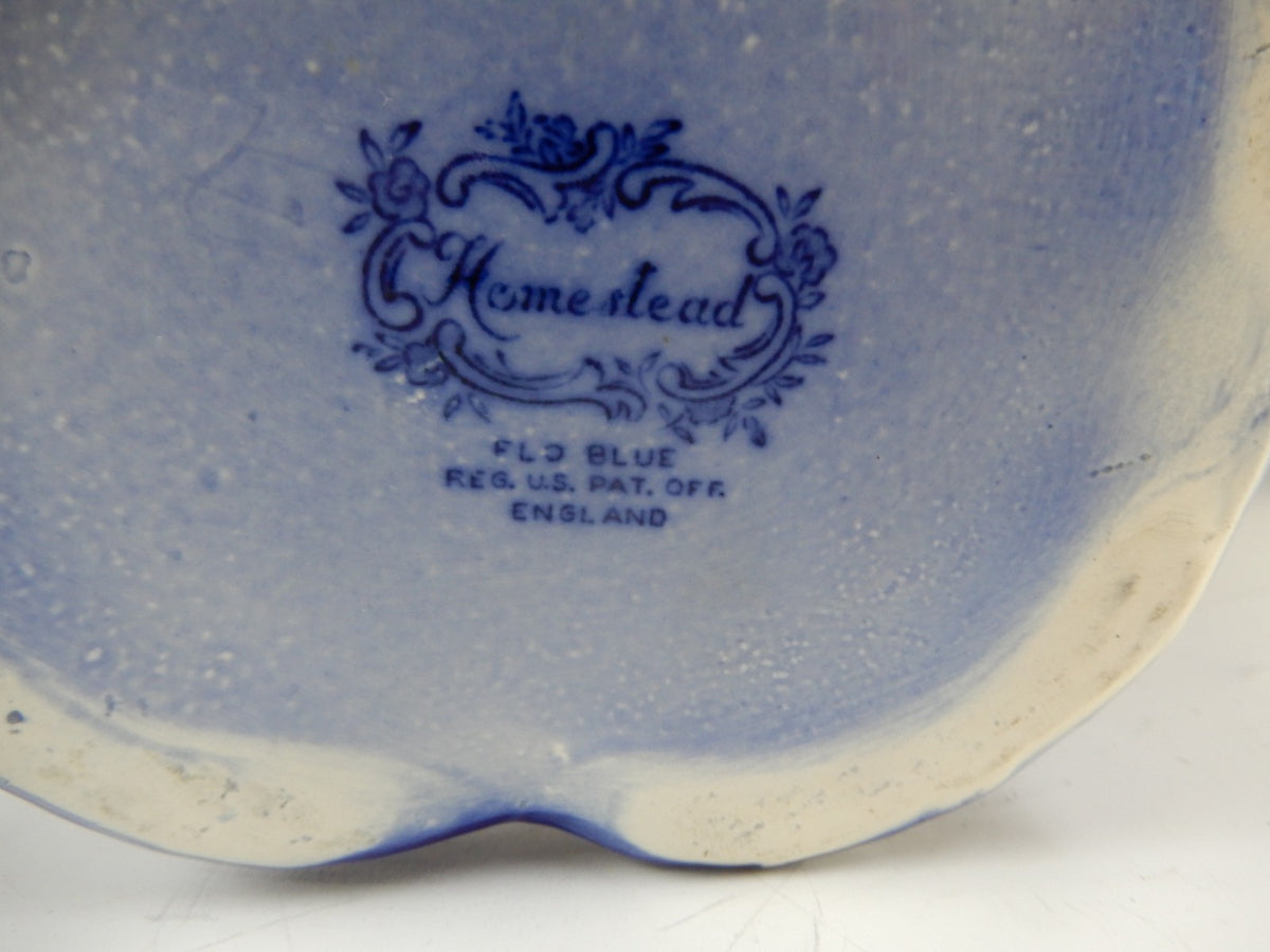 Reproduction of Victorian Flo Blue Homestead Wash /Basin Pitcher Made in England