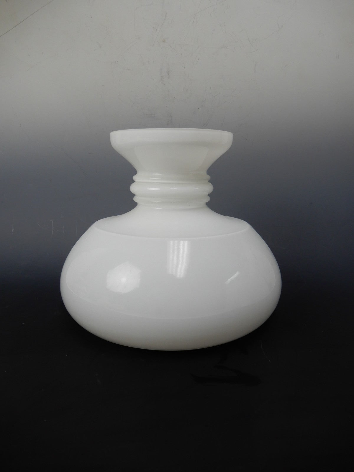 Vintage White Milk Glass Replacement Lamp Shade 7-1/4" Tall