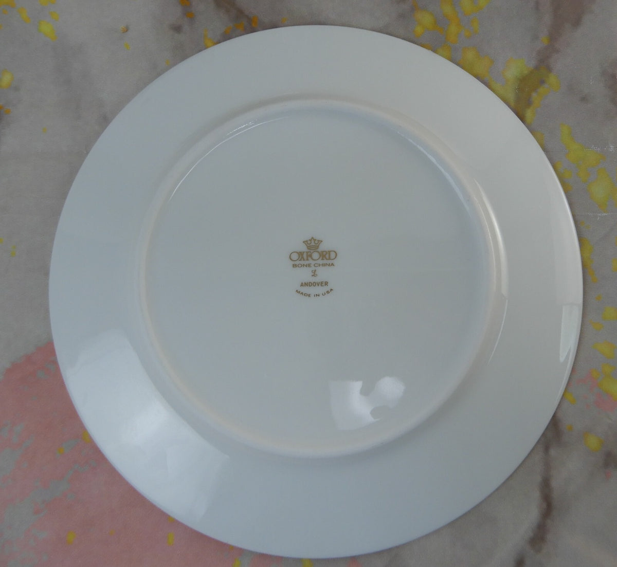 Vintage Oxford by Lenox USA Andover  Bone China. Set of 6 Salad Plates