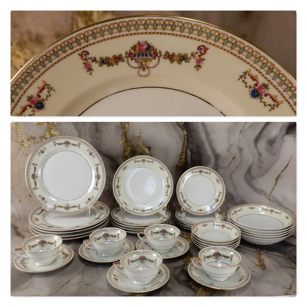 Set of 35 Pc. H&C Selb Bavaria Germany Heinrich Vintage"SENTA" 5 Place Setting