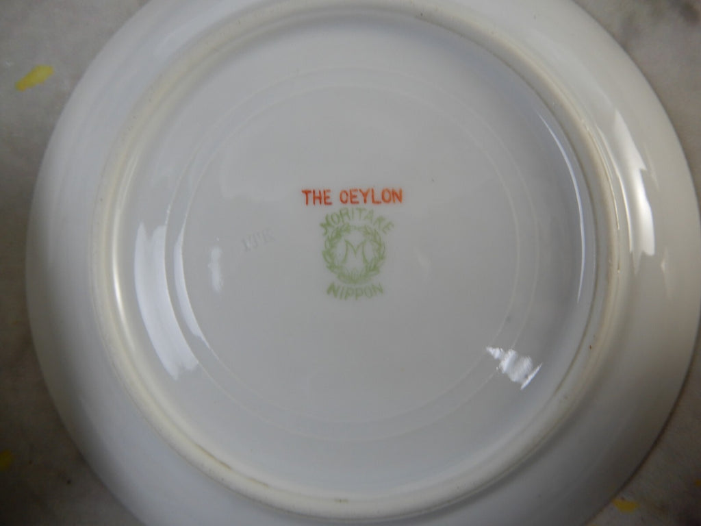 19 Piece Vintage Noritake Morimura "THE CEYLON"  Service for 4 Place Setting