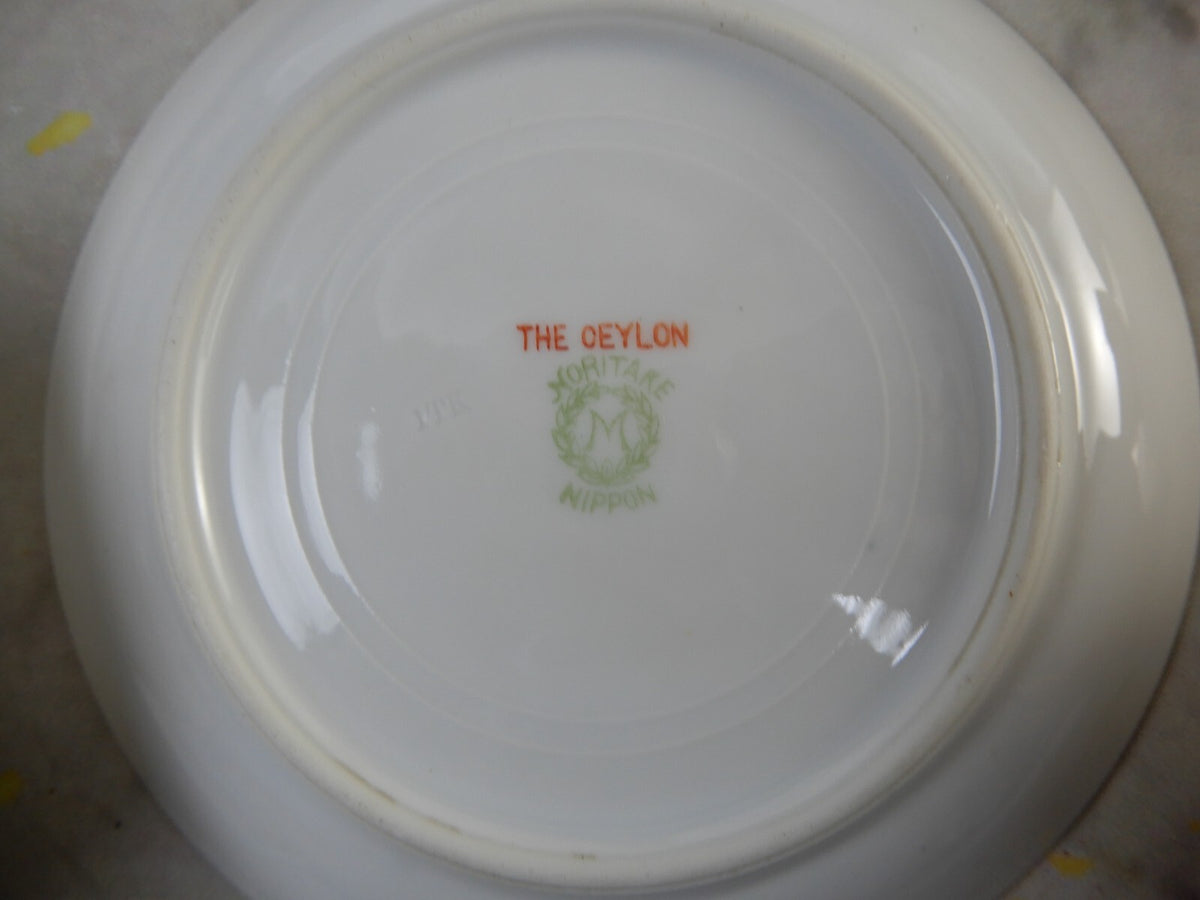 19 Piece Vintage Noritake Morimura "THE CEYLON"  Service for 4 Place Setting