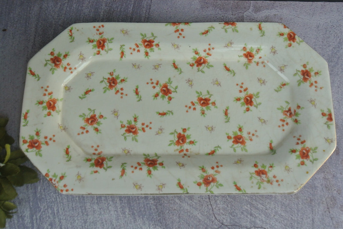 Vintage 3 Piece Floral Tea Set By MM by Moriyama Morimachi Japan