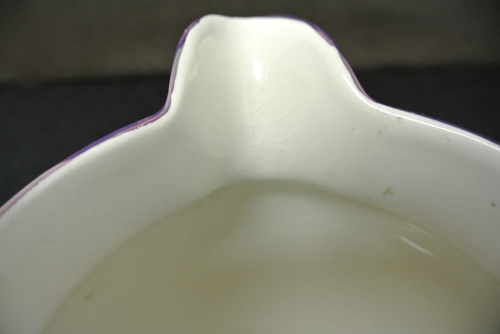 Vintage Pitcher Arthur Wood Pitcher, English Ceramic #5198, Cream Lilac Vines